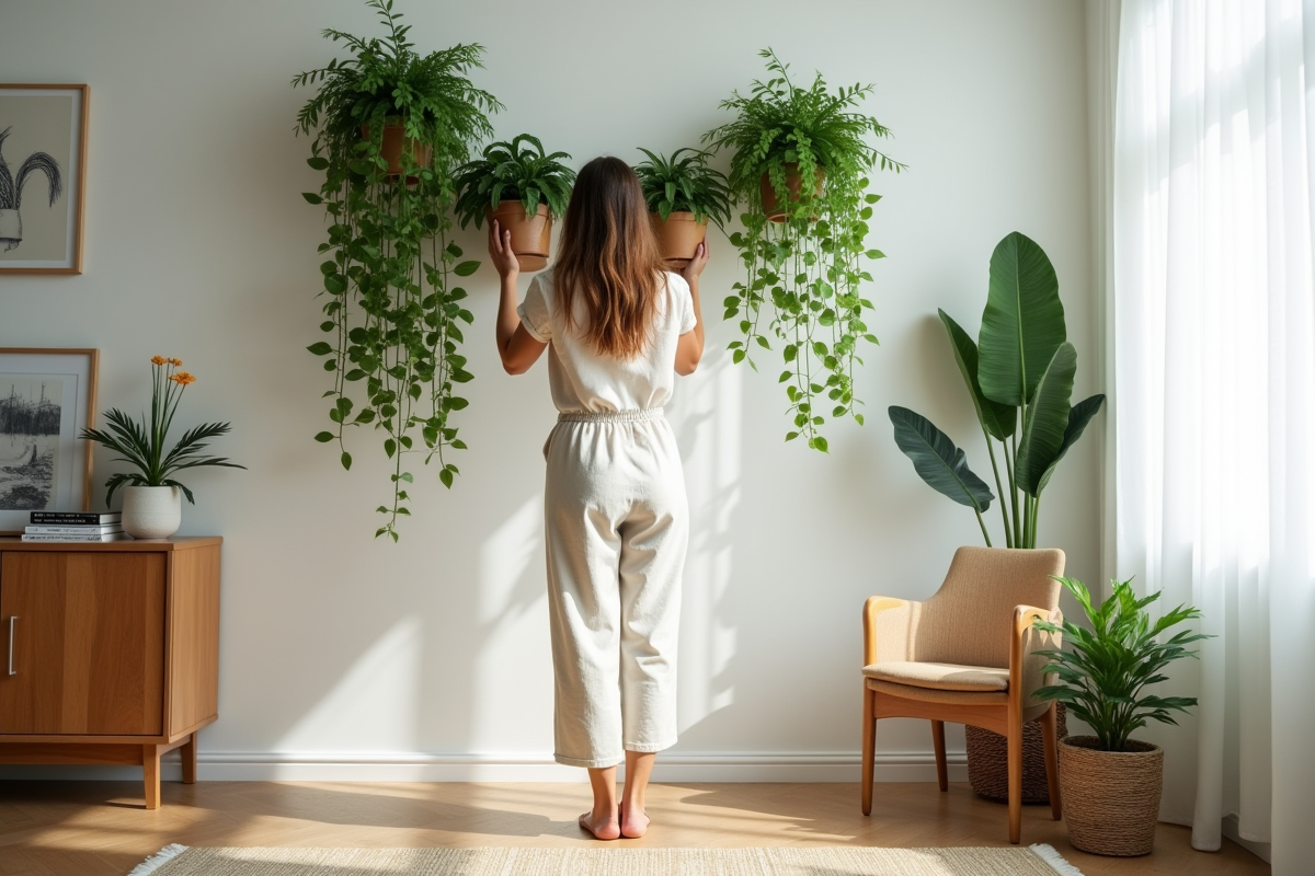 Décoration de grands murs avec des plantes : astuces et idées créatives